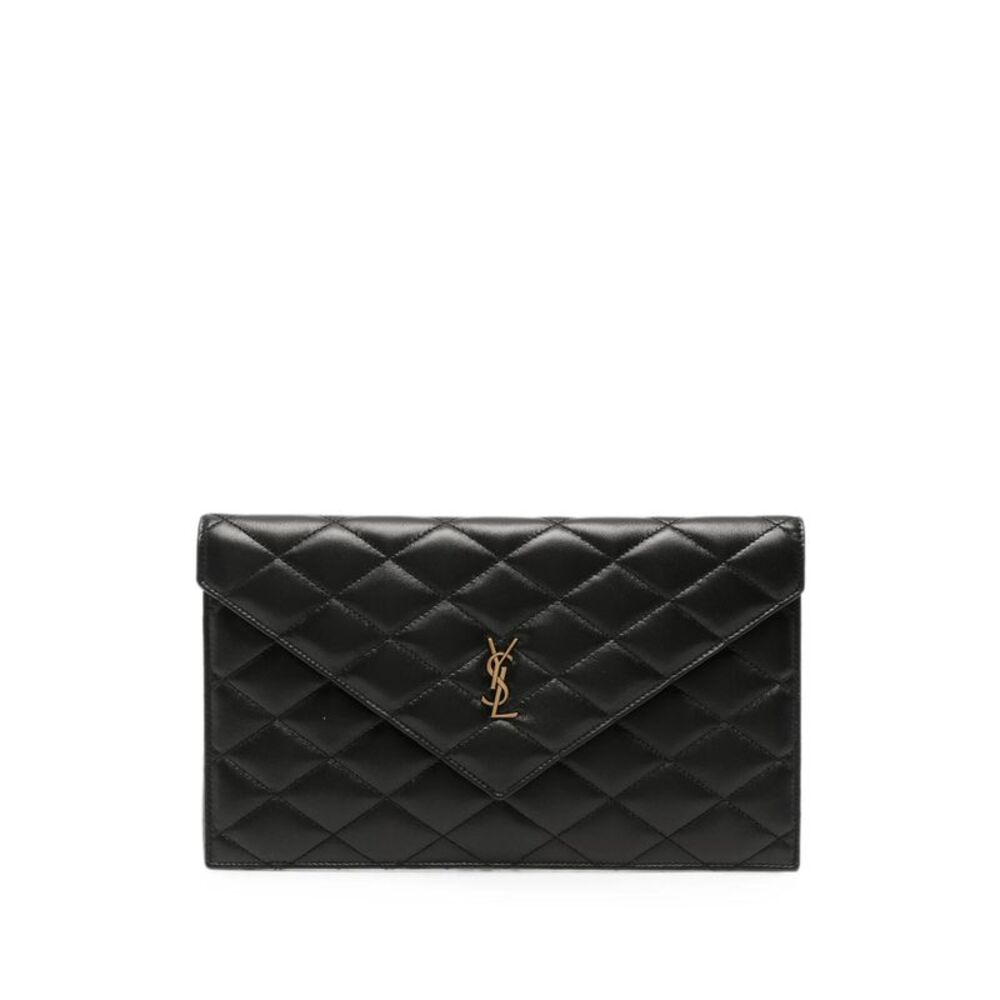 Saint Laurent Black Clutch Bags Women